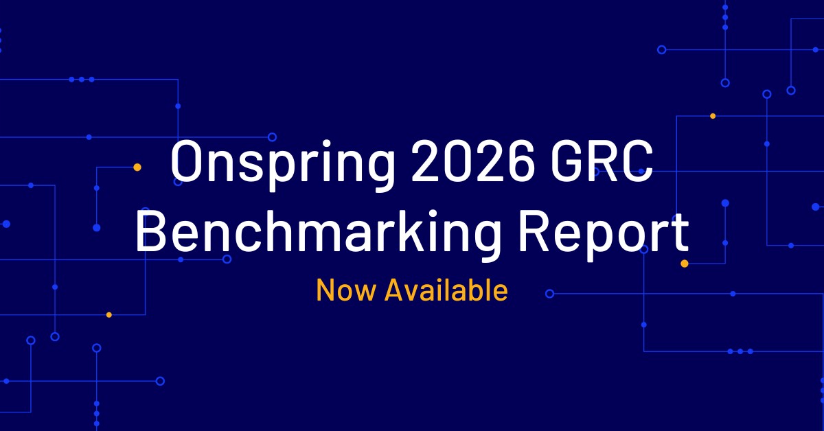 Onspring 2026 GRC基准报告：仅13.5%的GRC团队将AI全面融入核心工作流